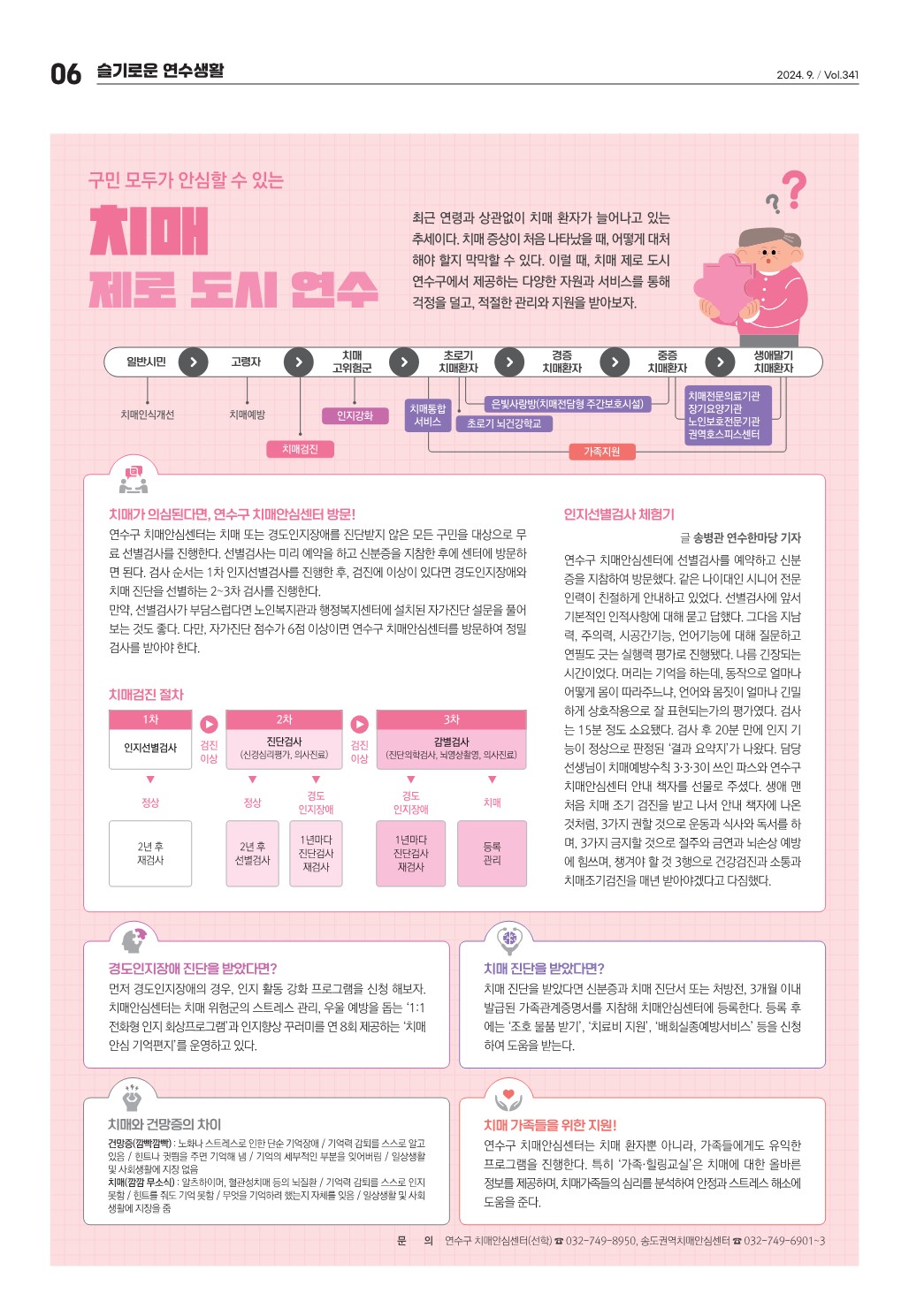 24_9월호_구민 모두가 안심할 수 있는 치매 제로 도시 연수의 2번째 이미지